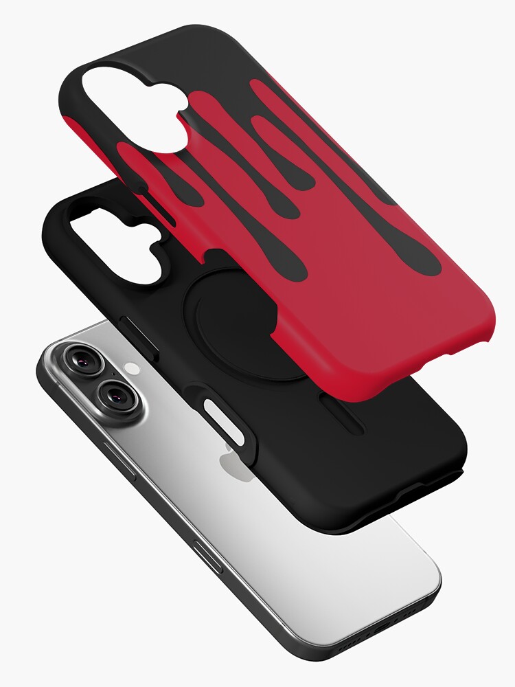 Thumbnail 2 of 4, iPhone Case, Scott Hall Blood Drip (Black) designed and sold by Linubidix.