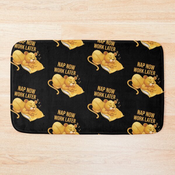 Item preview, Nap Now Work Later Funny Cute Lion Sleeping Gift Cool Nap Lovers Quote  designed and sold by pedrored369.