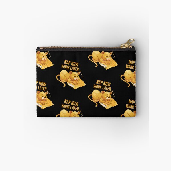 Item preview, Nap Now Work Later Funny Cute Lion Sleeping Gift Cool Nap Lovers Quote  designed and sold by pedrored369.