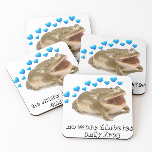 Item preview, No More Diabetes Only Frog designed and sold by CatGirl101.