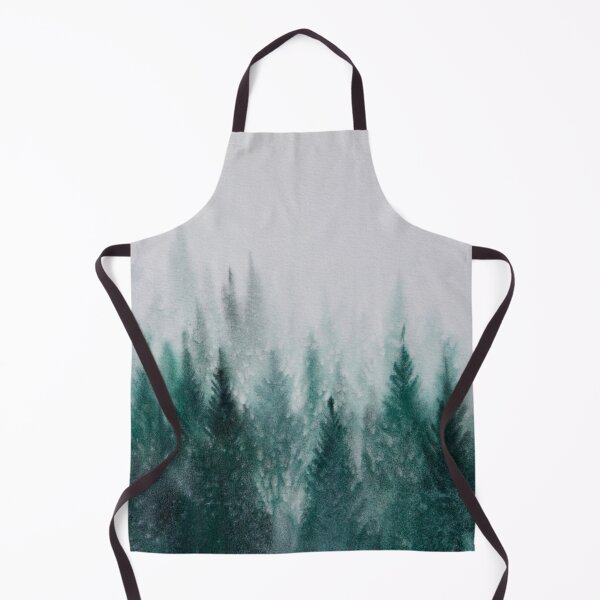 Item preview, Dark Foggy Pine Forest Watercolor designed and sold by DaisyPaints.