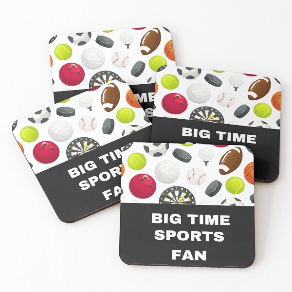Item preview, Big Time Sports Coffee Mug 11oz - Black,Sports lover mug,sports gift mug,football,baseball,darts designed and sold by LGMmugsdesign.