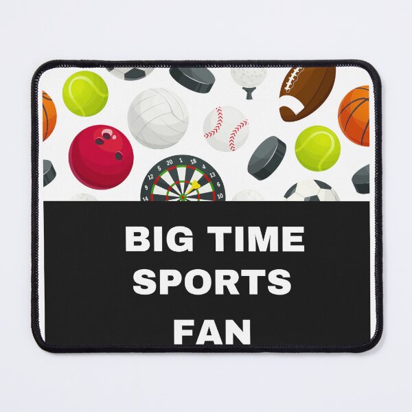 Item preview, Big Time Sports Coffee Mug 11oz - Black,Sports lover mug,sports gift mug,football,baseball,darts designed and sold by LGMmugsdesign.