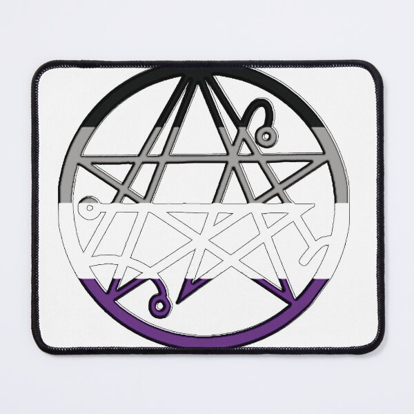 Item preview, Necronomicon Asexual designed and sold by MrsKittythulhu.