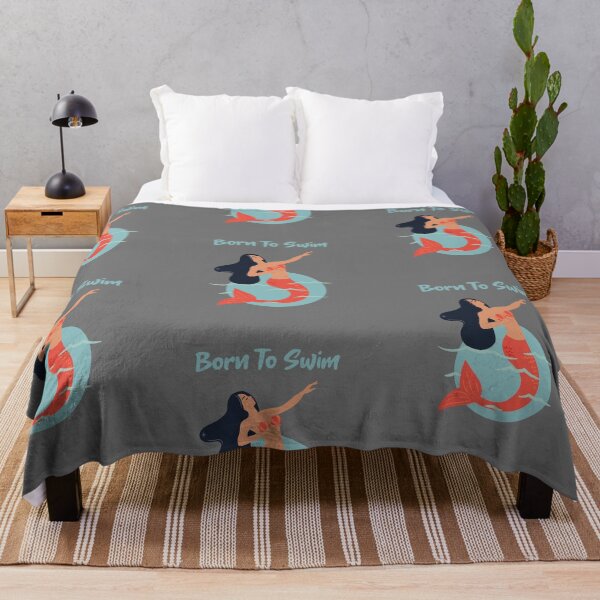 Item preview, Born to Swim Mermaid - Open Water / Wild Swimming - Wild Swimming Tees designed and sold by WildSwimming.