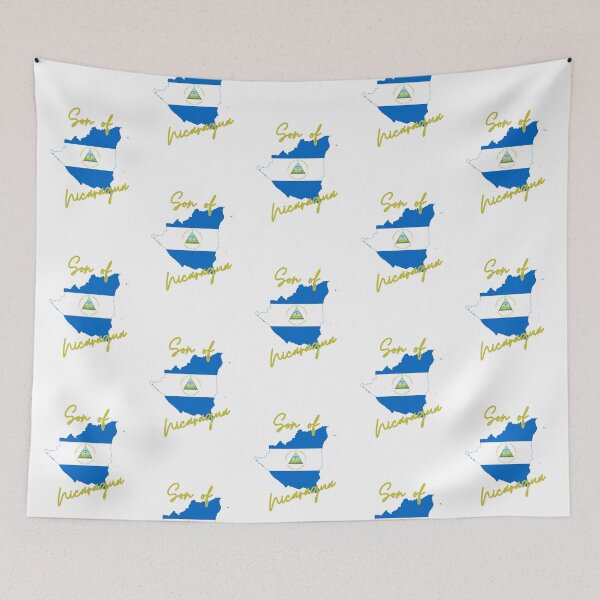 Item preview, Son of Nicaragua Map Flag designed and sold by NovawayDirect.