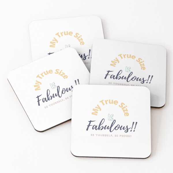 Item preview, My True Size is Fabulous, be yourself, be Proud! 3 designed and sold by TIPJ.