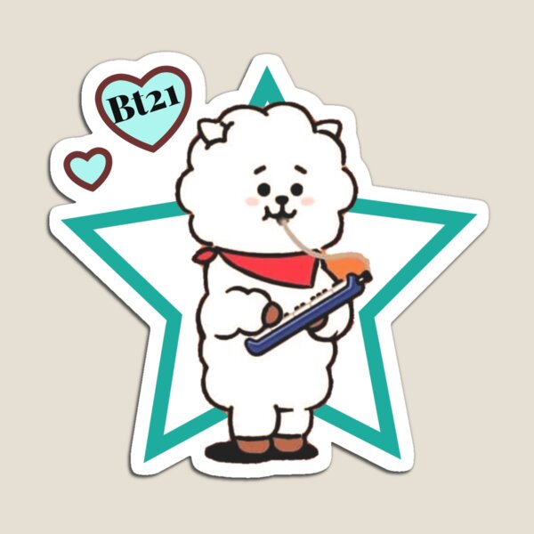 Bt21 Rj Magnets Redbubble