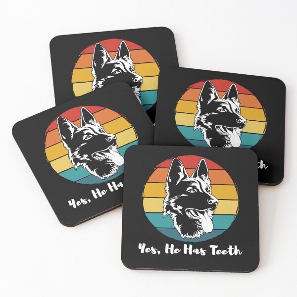 Item preview, Yes, He Has Teeth - German Shepherd Dogs designed and sold by Losthorsedesign.