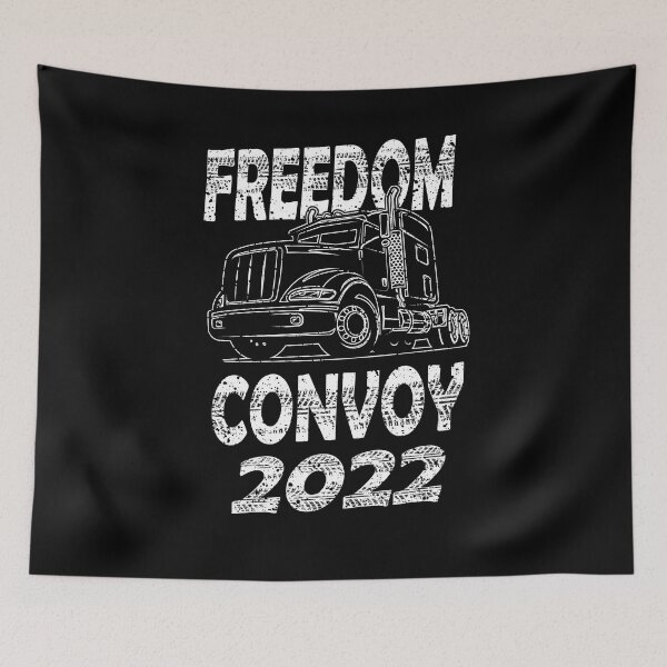 Item preview, Freedom Convoy 2022 - Thank You Truckers - Support designed and sold by Shirt-Designs.