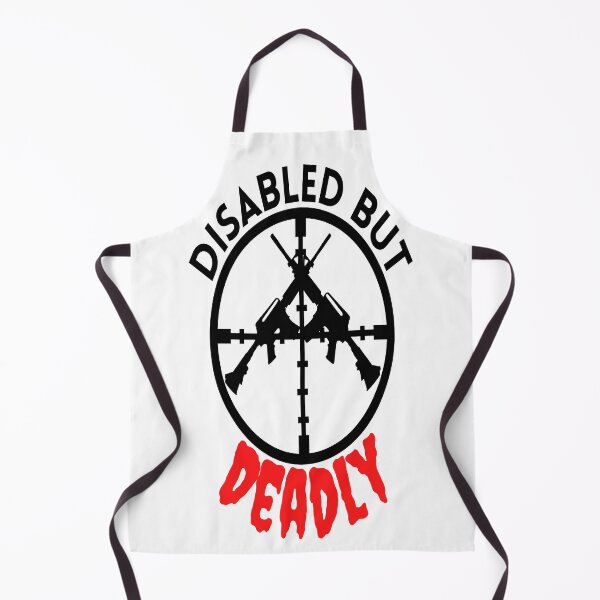Item preview, Disabled But Deadly - Humor Disabled - Ride Disabled Warrior designed and sold by Sonatablue.