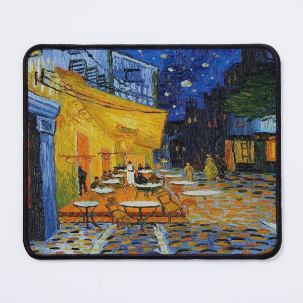 Café Terrace at Night - Vincent van Gogh (1888) Mouse Pad