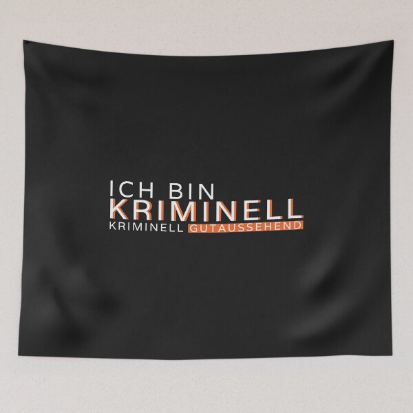 Item preview, I'm criminal handsome funny saying designed and sold by MSTNG.