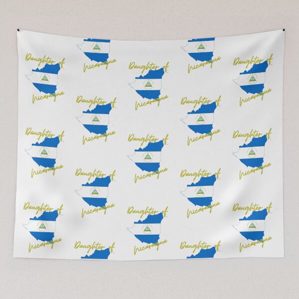 Item preview, Daughter of Nicaragua Map Flag designed and sold by NovawayDirect.