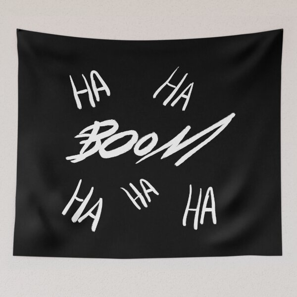 Item preview, Boom Ha Ha Ha! (Black BG) designed and sold by FilipeFerreira.