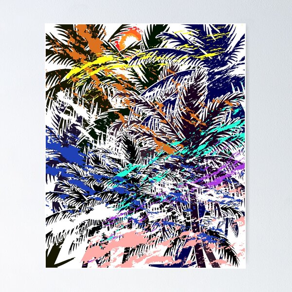 Item preview, Colorful Coconut Tree  designed and sold by vogowa.
