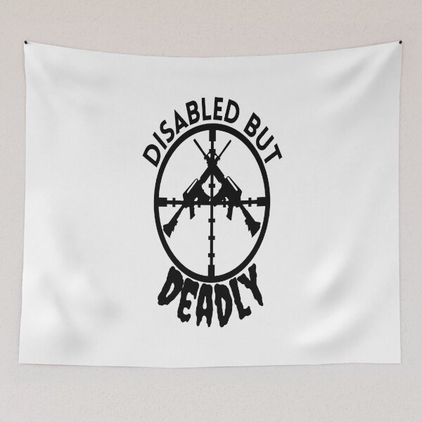 Item preview, Disabled But Deadly - Disabled Humor - Ride Disabled Warrior designed and sold by Sonatablue.