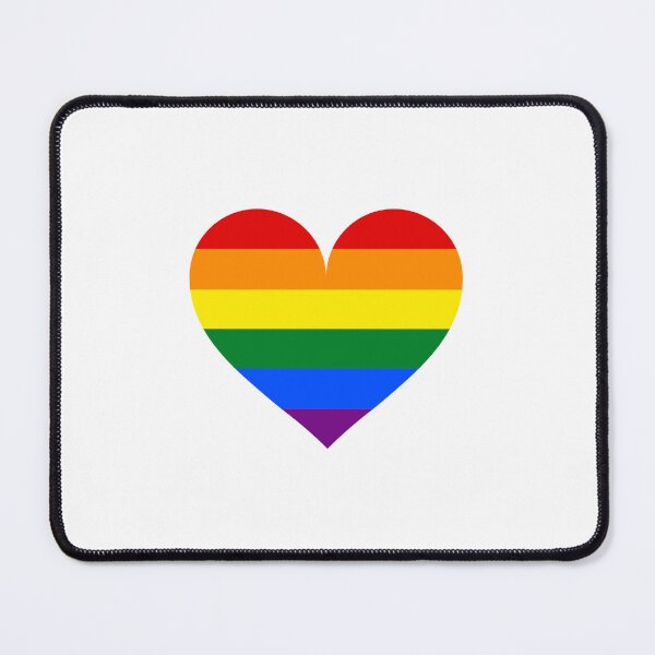 Item preview, LGBTQA+ Pride Rainbow Flag Heart designed and sold by designsbyreaia.