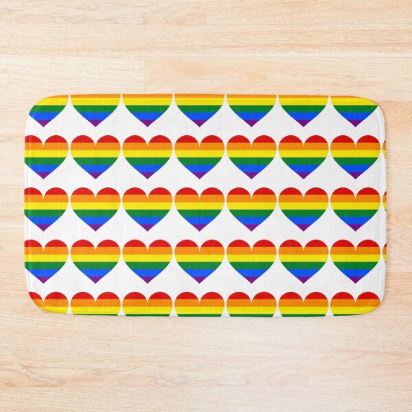 Item preview, LGBTQA+ Pride Rainbow Flag Heart designed and sold by designsbyreaia.