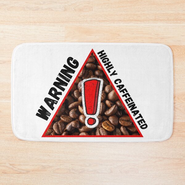 Item preview, Warning Highly Caffeinated Coffee Beans designed and sold by LuckyKermit.