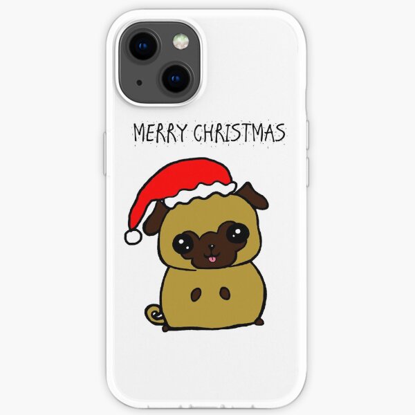 Merry Pugmas iPhone Soft Case
