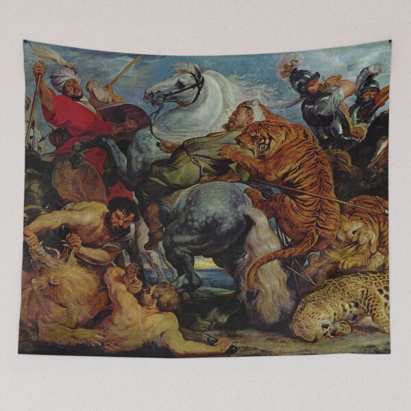 Item preview, Peter Paul Rubens's Tiger Hunt designed and sold by mosfunky.