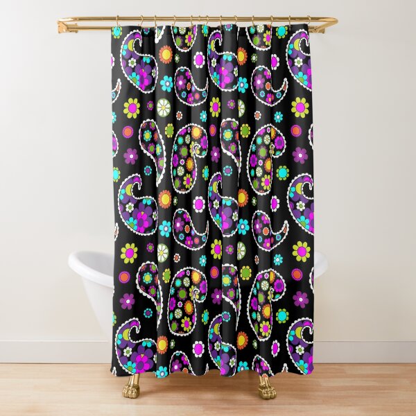 Boho Shower Curtain, Bobo Pink Colorful Curtain, Cool Cute Bathroom  Accessories, Housewarming Gift, Hippie Decor, Extra Long Shower Curtain