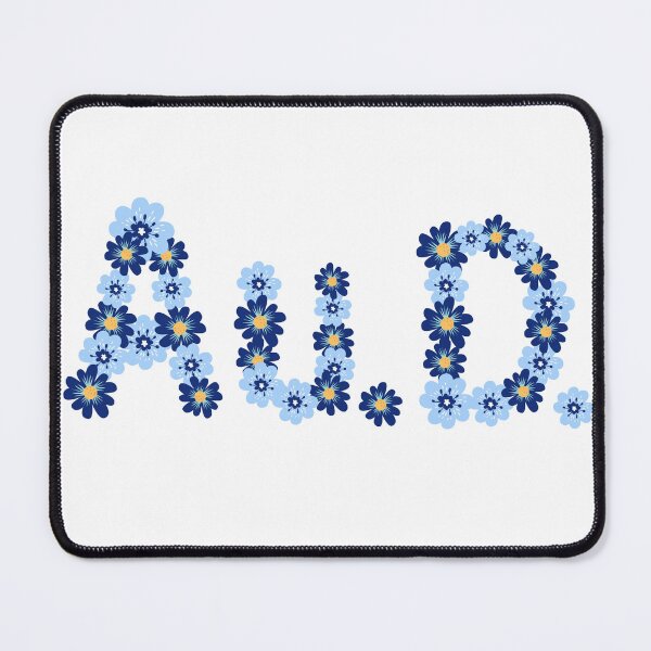 Item preview, Blue and Navy Floral Au.D.  designed and sold by Hear4theEars.