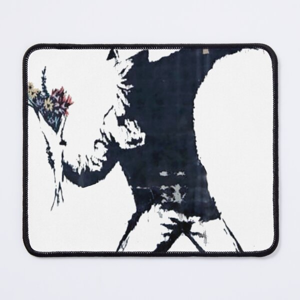 Item preview, Banksy's Flower Bomber designed and sold by DesignsByDebQ.