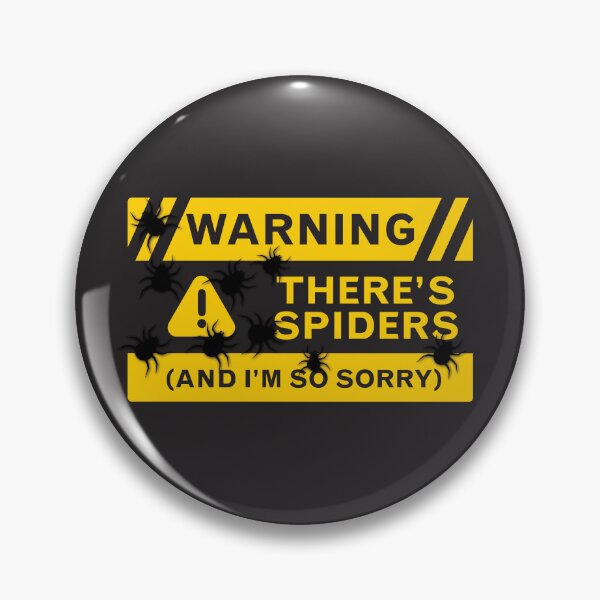 Item preview, WARNING: There's Spiders (And I'm So Sorry) designed and sold by brainthought.