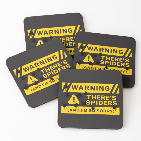 Item preview, WARNING: There's Spiders (And I'm So Sorry) designed and sold by brainthought.