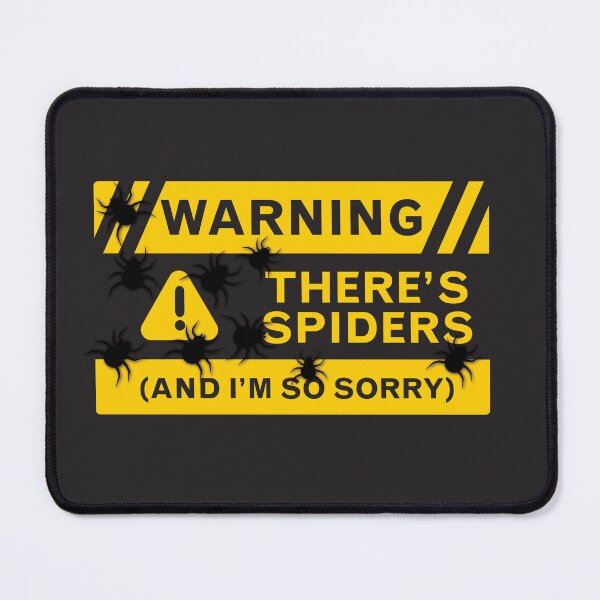 Item preview, WARNING: There's Spiders (And I'm So Sorry) designed and sold by brainthought.