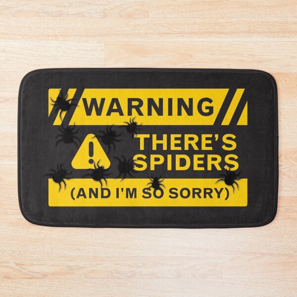 Item preview, WARNING: There's Spiders (And I'm So Sorry) designed and sold by brainthought.