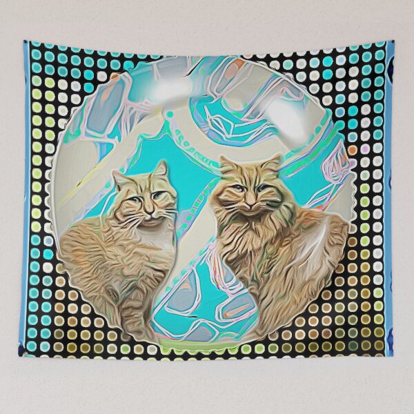 Item preview, Feline Brothers 2 designed and sold by Burtoncolorado.