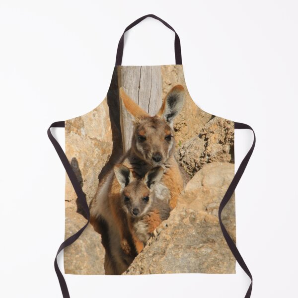 Item preview, Yellow-footed rock wallaby and joey designed and sold by FranWest.