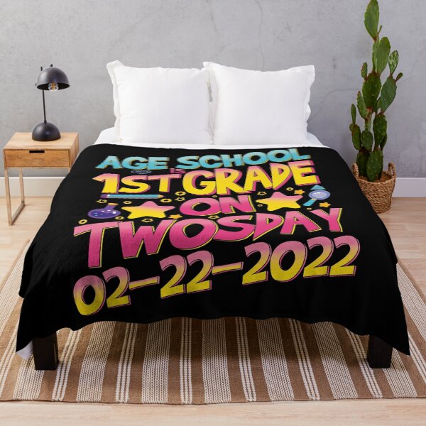 Item preview, Age School Is 1 ST Grade On Twosday Tuesday 2/22/22 1 ST Grade Kids Gift designed and sold by YAHIA-14.