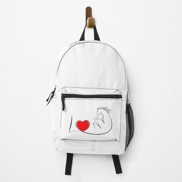 Item preview, I love animals, horse, dog and cat with red heart. One line drawing designed and sold by evk-art.