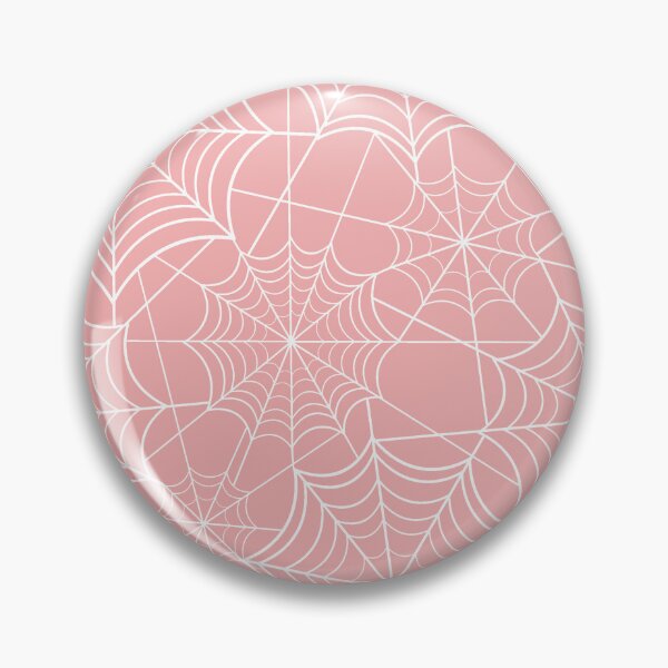 Item preview, pastel pink halloween spider web  designed and sold by Gossip Rag.