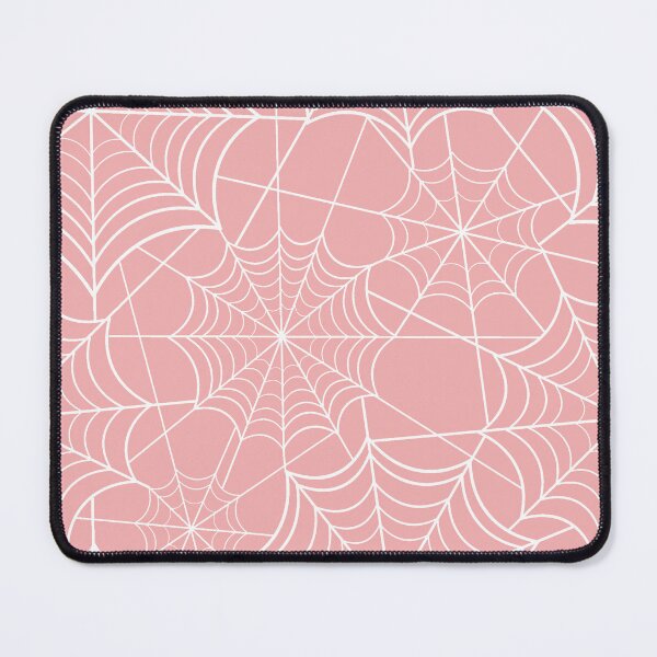 Item preview, pastel pink halloween spider web  designed and sold by Gossip Rag.