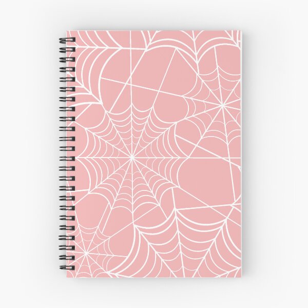 Item preview, pastel pink halloween spider web  designed and sold by Gossip Rag.