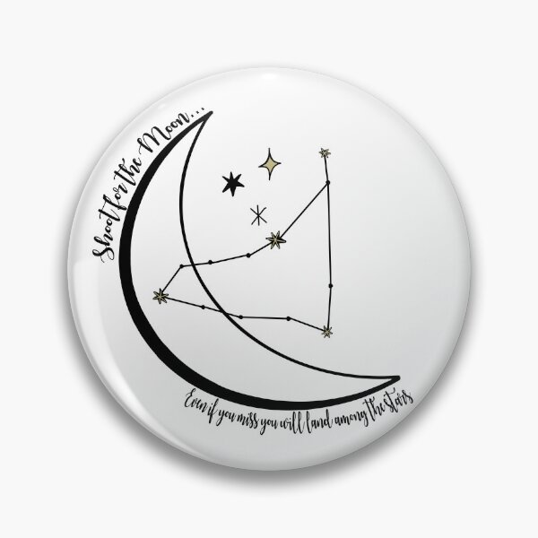 Item preview, Capricorn Constellation Moon designed and sold by NicBexDesigns.