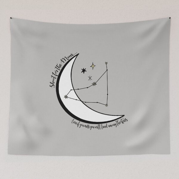 Item preview, Capricorn Constellation Moon designed and sold by NicBexDesigns.