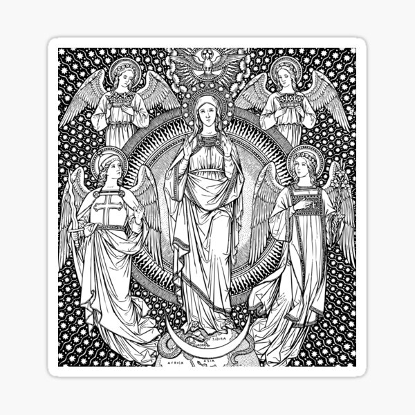 Mary, the Immaculate Conception Sticker