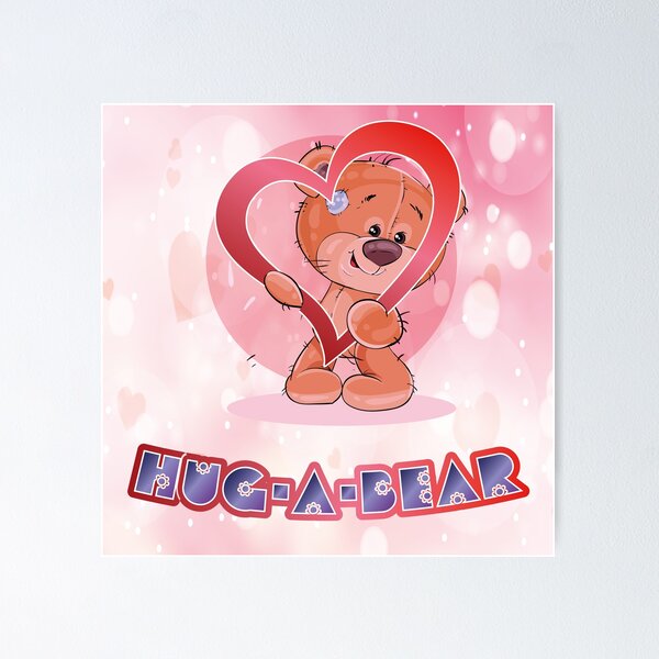 Item preview, Bear Hug Heart designed and sold by cjgraphic.