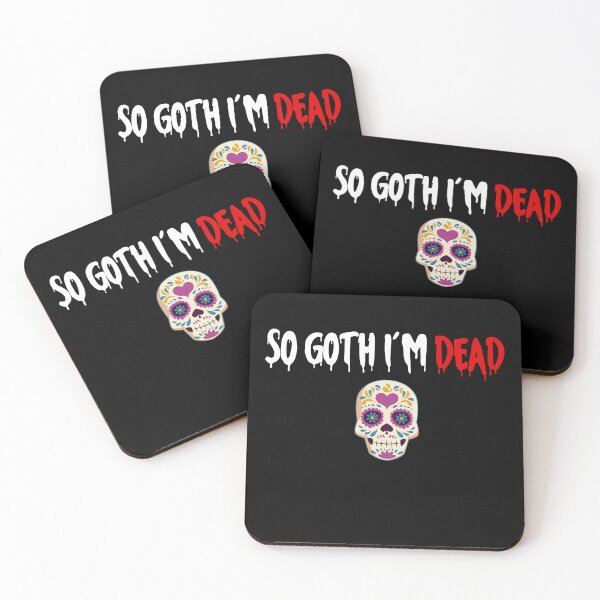 Item preview, So Goth Im Dead, I'm dead t-shirt, dead shirt, skeleton shirt, designed and sold by zeyuss.