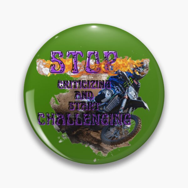 Item preview, stop criticize and start challenging, gift for motocross lover, dirty biker, fanny biker designed and sold by Nicedeco.