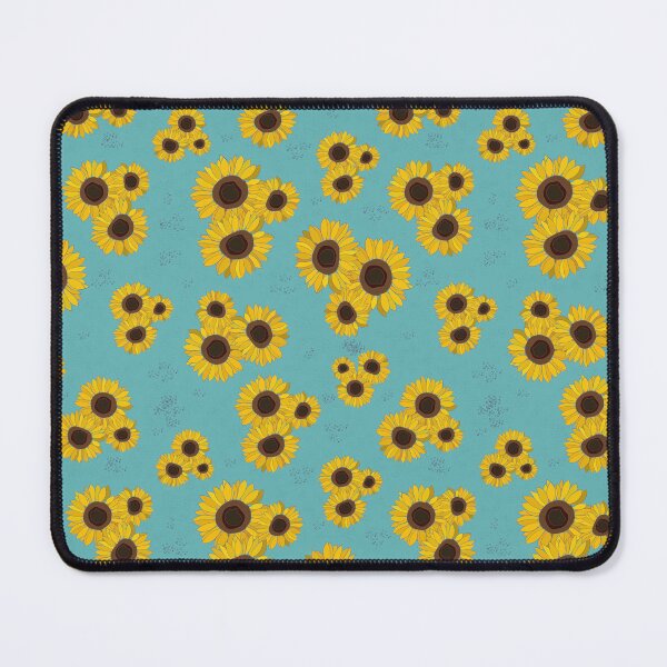 Item preview, Sunflowers with light blue background designed and sold by Iridp.