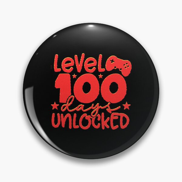 Item preview, Level 100 Days Unlocked,100 Days of School for kids Boys and Girls designed and sold by SweetbeStore.