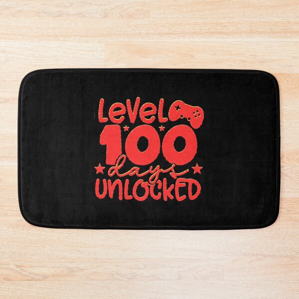 Item preview, Level 100 Days Unlocked,100 Days of School for kids Boys and Girls designed and sold by SweetbeStore.
