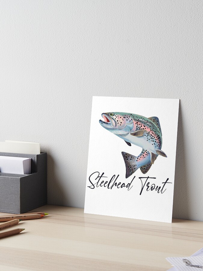 Steelhead Fishing Trout Logo Trout Lightweight Hoodie | Redbubble